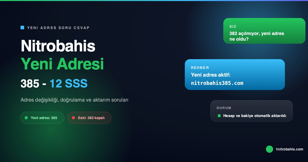 Nitrobahis yeni adresi 385 sıkça sorulan sorular kapağı